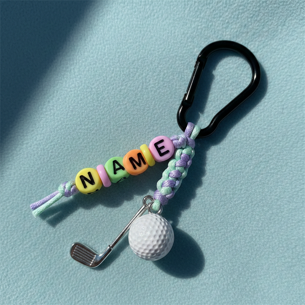 Custom Name Initial Keychain